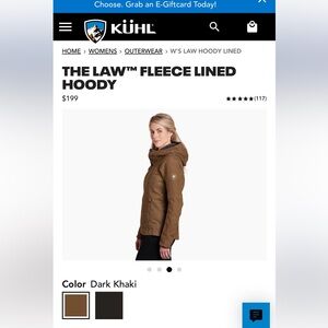 Women's Fleece Lined coat - KUHL
